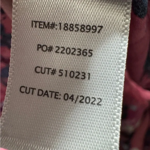 Torrid Georgette Floral Puff Sleeve Peasant Blouse 2X Pink - Picture 13 of 13